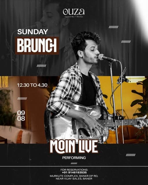 Sunday Brunch at Ouza Cocktail Bar & Kitchen